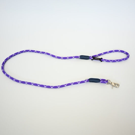 ロープリード ムラサキ×ホワイト