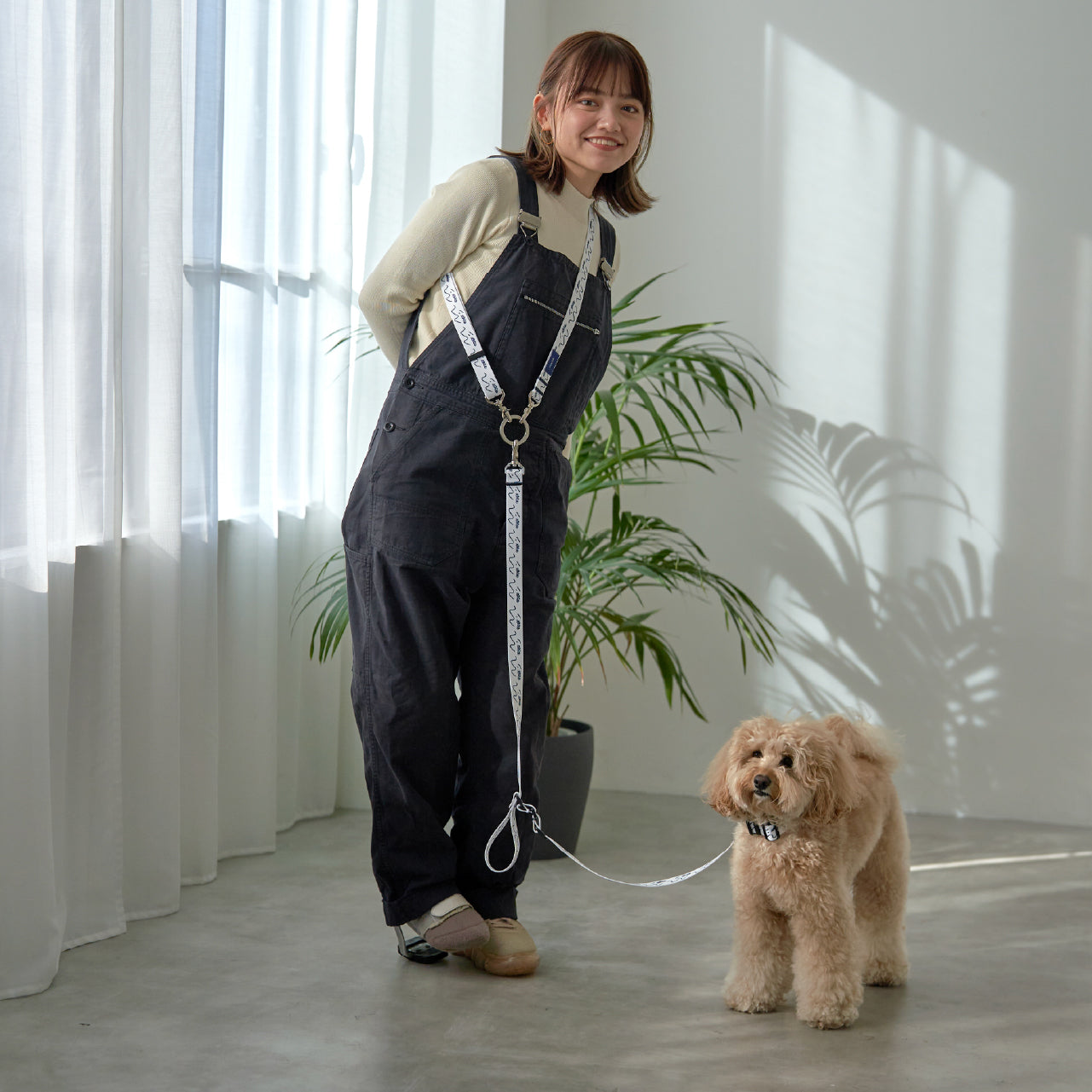 ショルダーリード on JETGLIDE®︎ dogsheds ホワイト