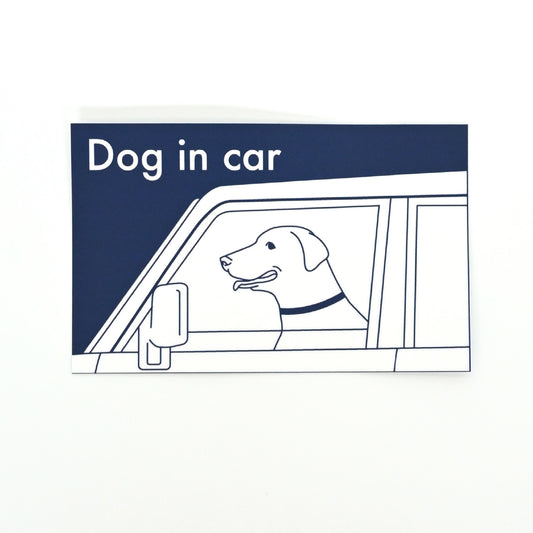 Carsticker レトリバー ネイビー