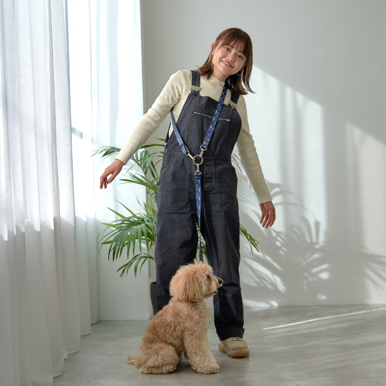 ショルダーリード on JETGLIDE®︎ dogsheds ネイビー
