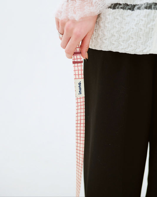 リード Windowcheck アイボリー×アズキ