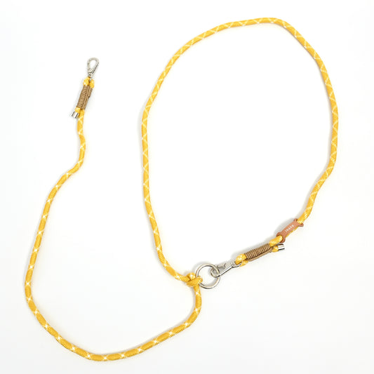 ショルダーリード(ロープ)黄金色×ホワイト