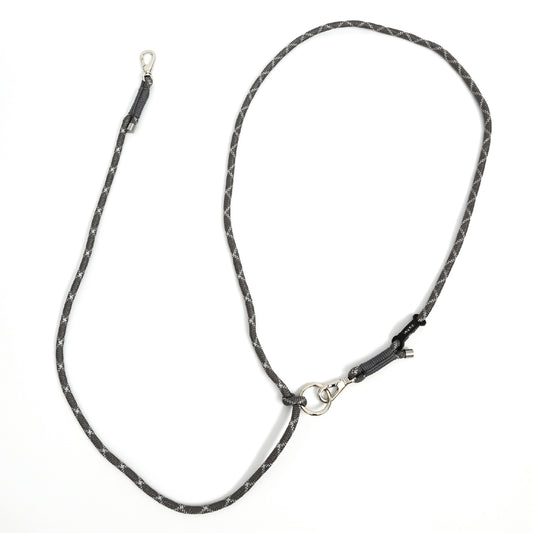 ショルダーリード(ロープ)チャコールグレー×グレー