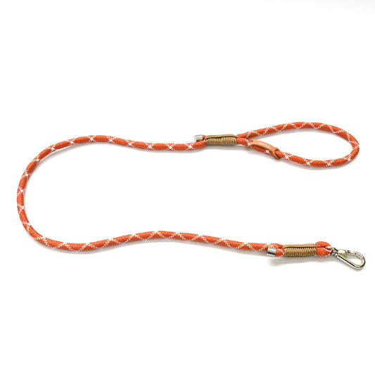 ロープリード 赤茶×ホワイト