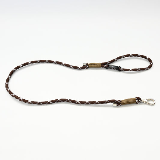 ロープリード ブラウン×ホワイト