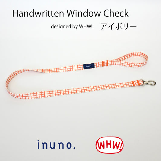 リード Windowcheck アイボリー×オレンジ