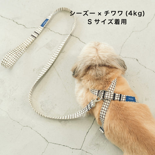 8の字ハーネス Windowcheck アイボリー×ブラウン