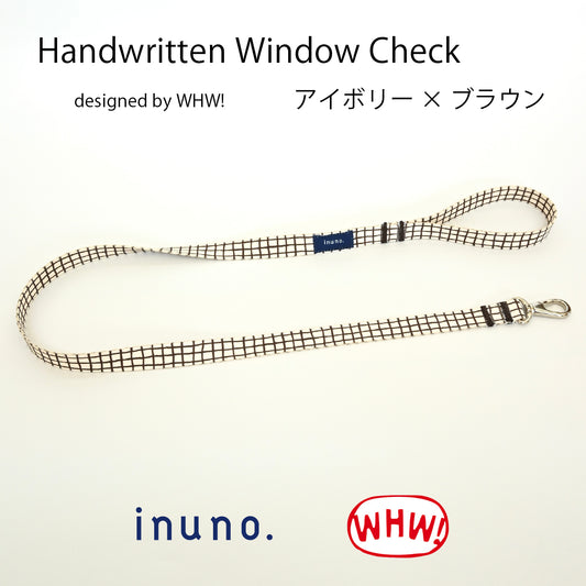 リード Windowcheck アイボリー×ブラウン
