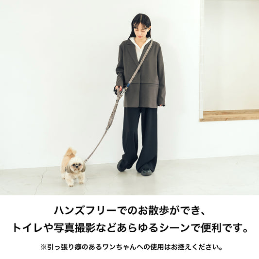 ショルダーリード on JETGLIDE®︎ Windowcheck ブラウン×アイボリー