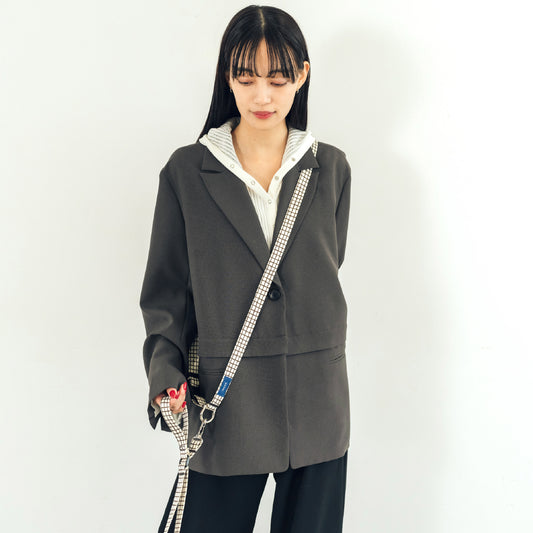 ショルダーリード on JETGLIDE®︎ Windowcheck アイボリー×ブラウン