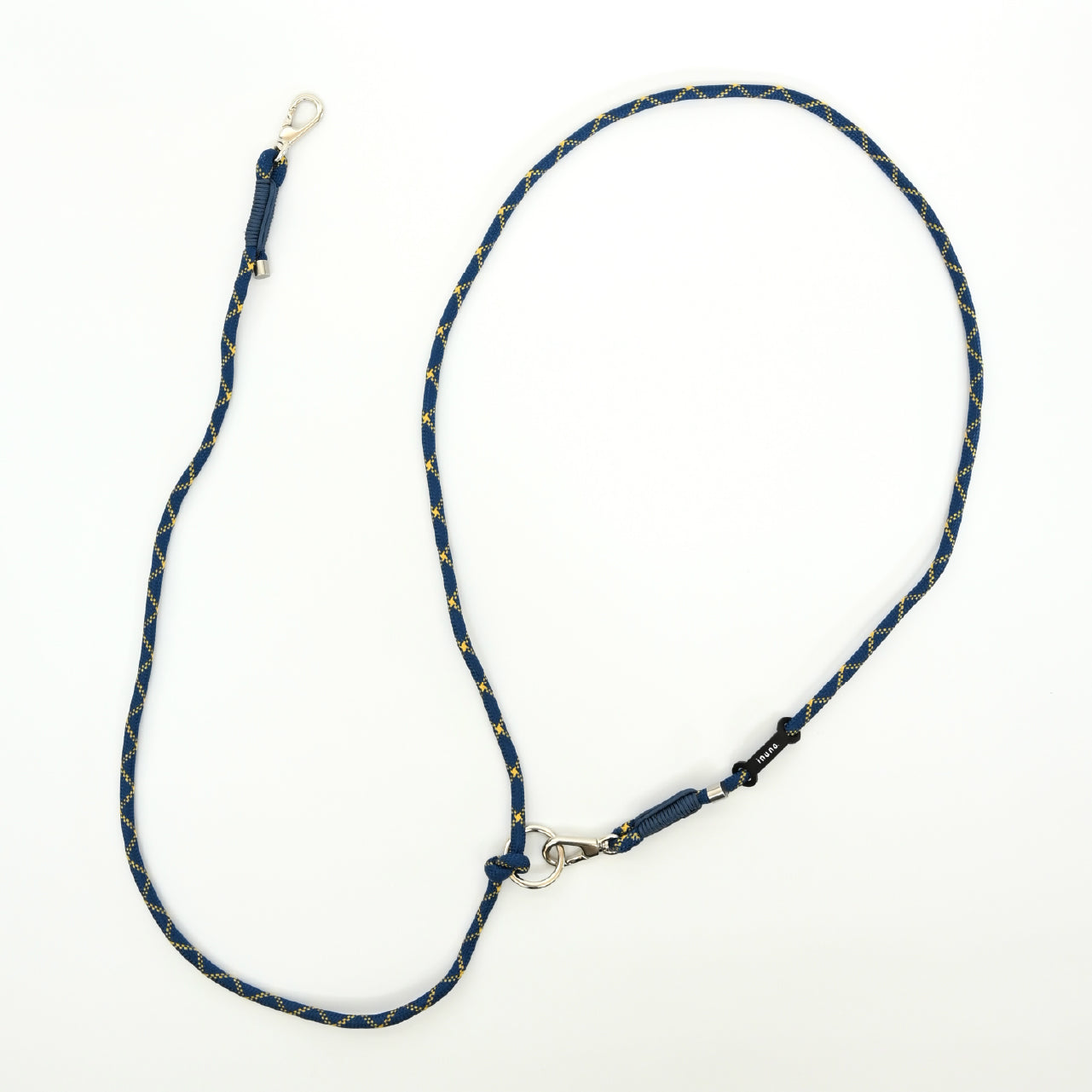 ショルダーリード(ロープ)ネイビー×イエロー
