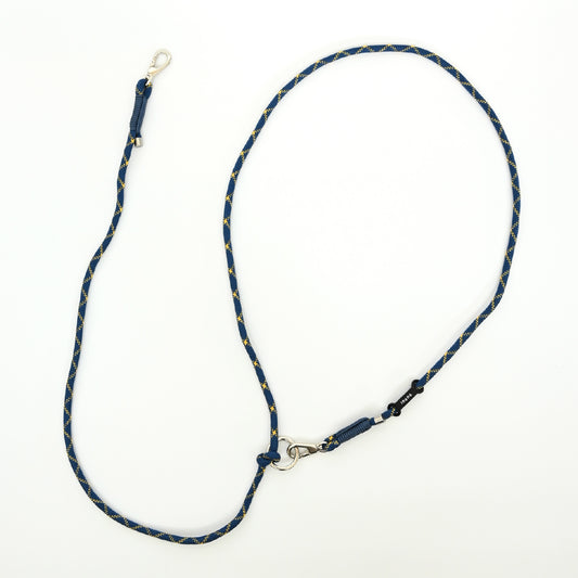 ショルダーリード(ロープ)ネイビー×イエロー