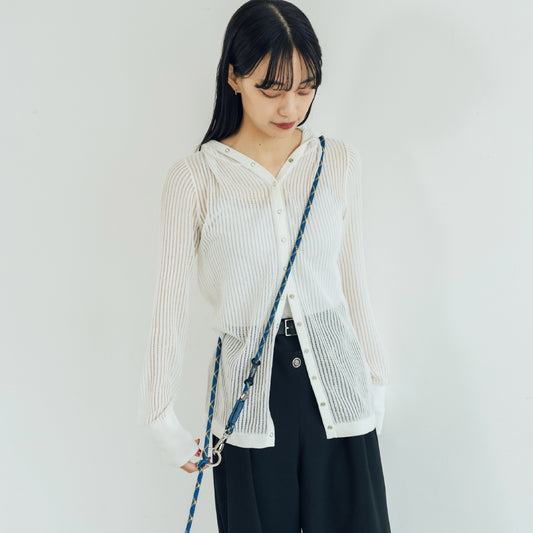 ショルダーリード(ロープ)ネイビー×イエロー