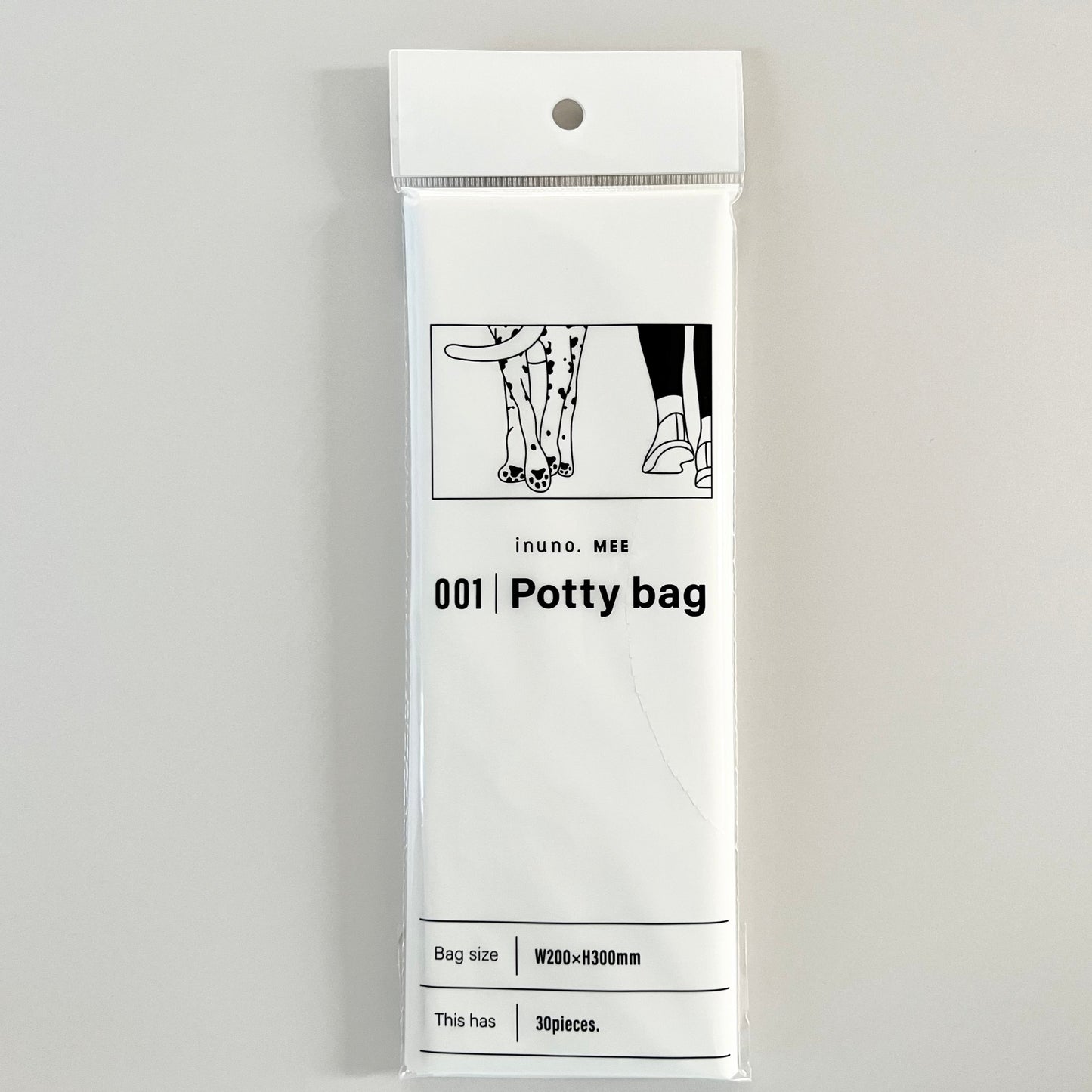 inuno. × MEE Pottybag消臭袋 5袋セット(1袋:30枚入)