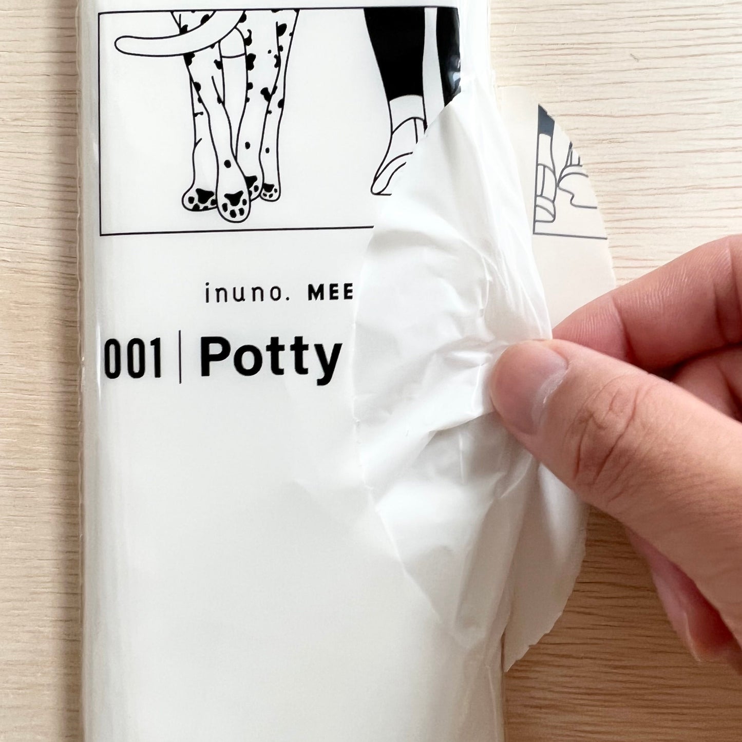 inuno. × MEE Pottybag消臭袋 5袋セット(1袋:30枚入)