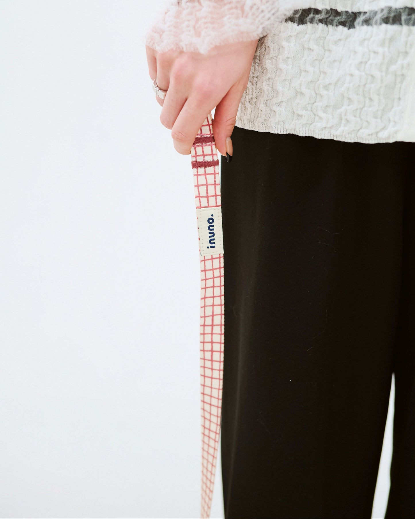 リード Windowcheck アイボリー×アズキ