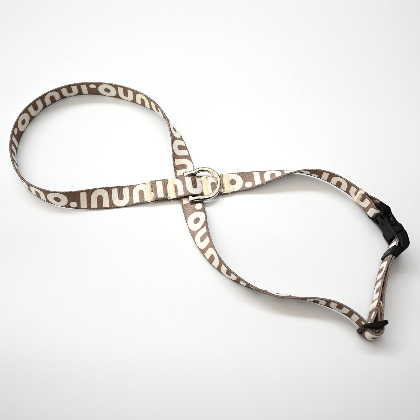 8の字ハーネス inuno. logo ベージュ