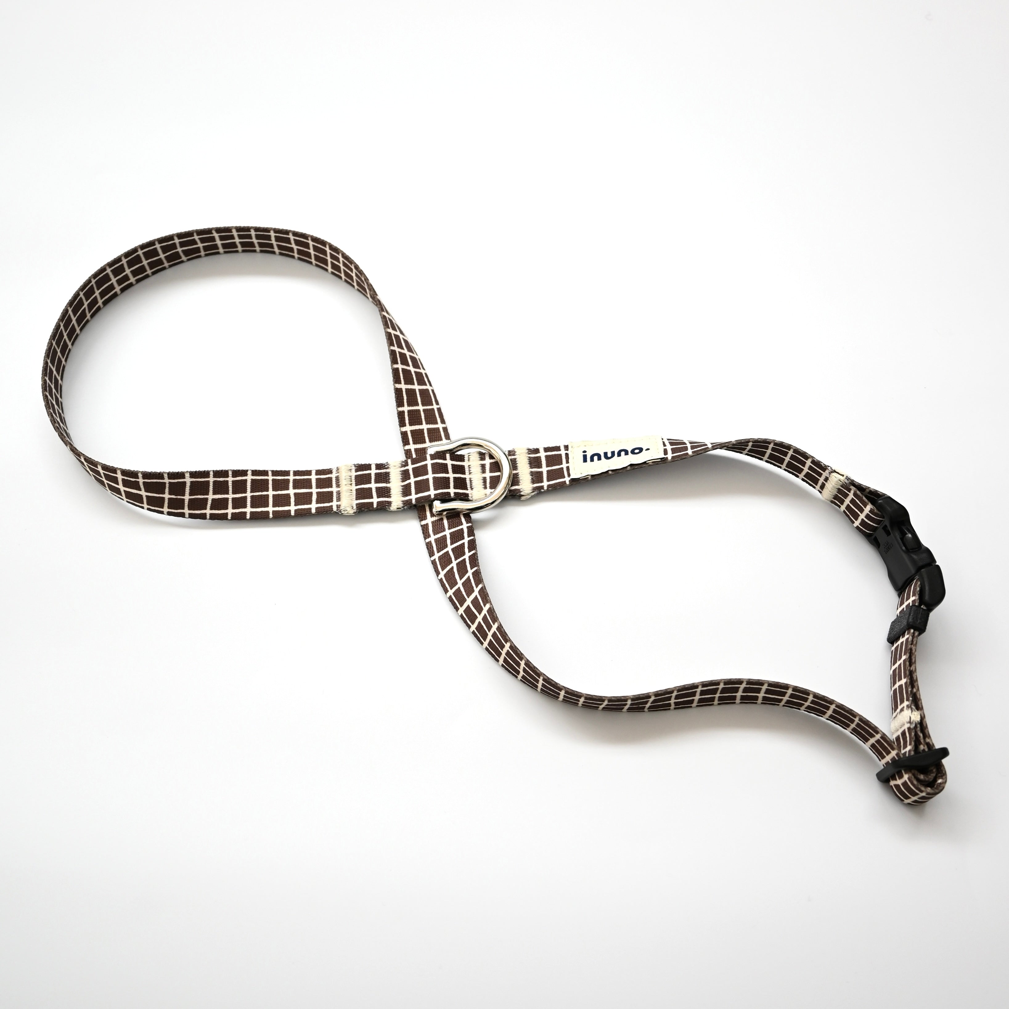 8の字ハーネス Windowcheck ブラウン×アイボリー – inuno.
