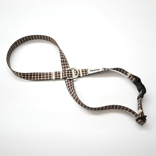 8の字ハーネス Windowcheck ブラウン×アイボリー