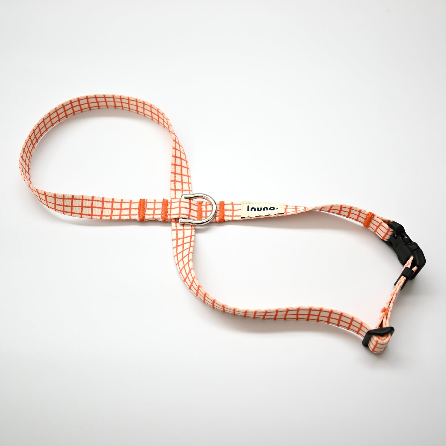 8の字ハーネス Windowcheck アイボリー×オレンジ
