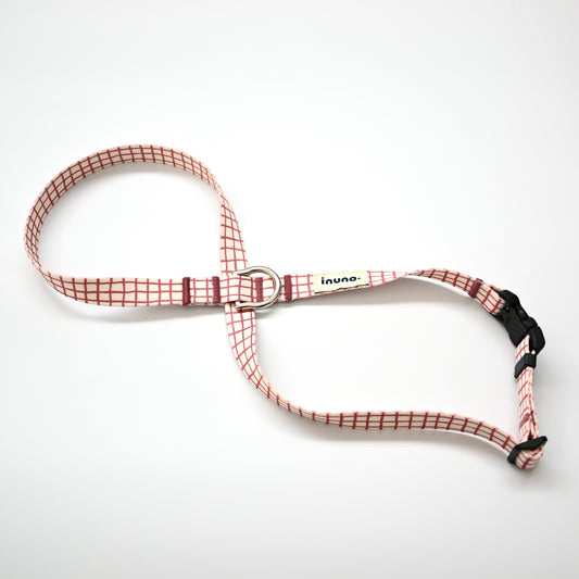 8の字ハーネス Windowcheck アイボリー×アズキ