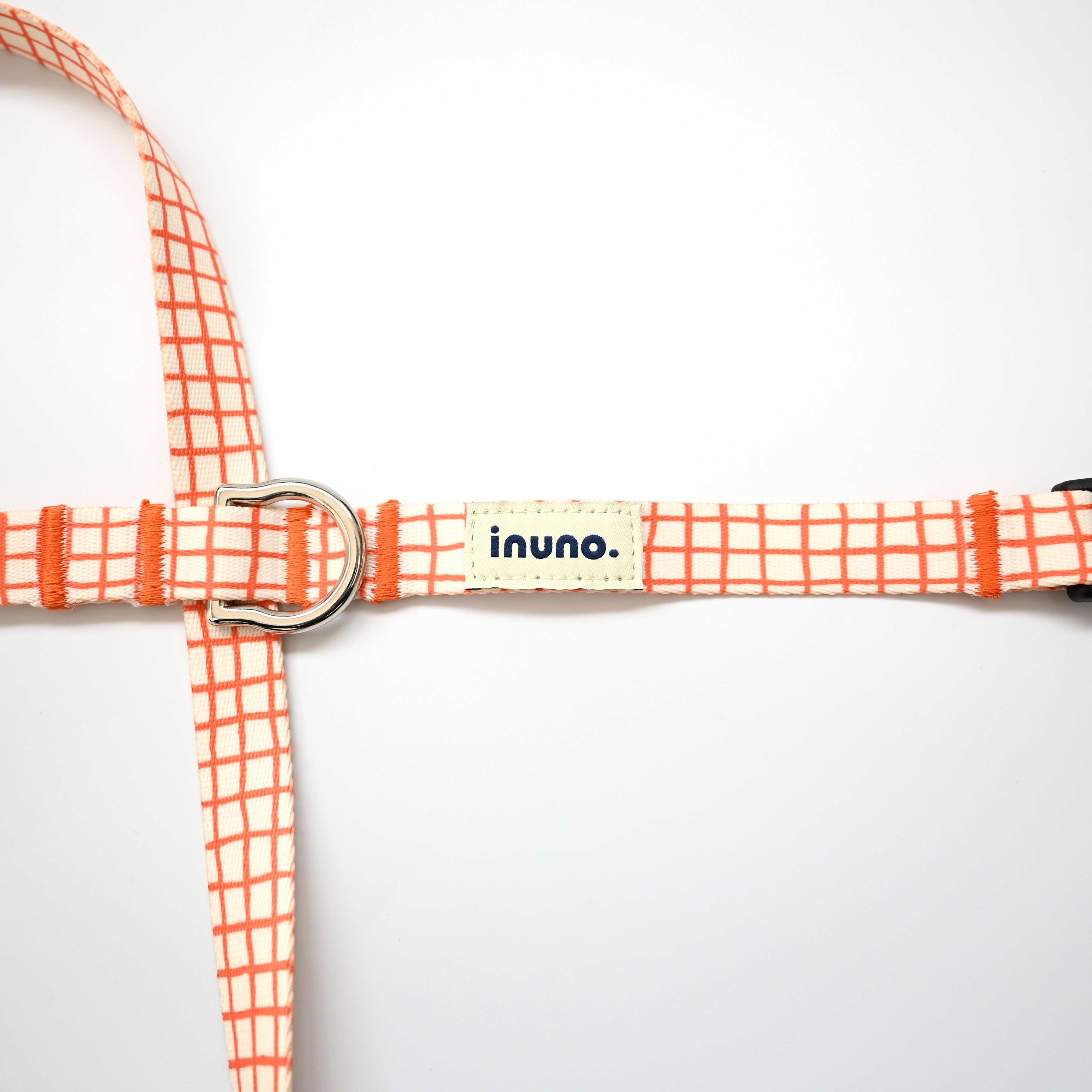 8の字ハーネス Windowcheck アイボリー×オレンジ – inuno.