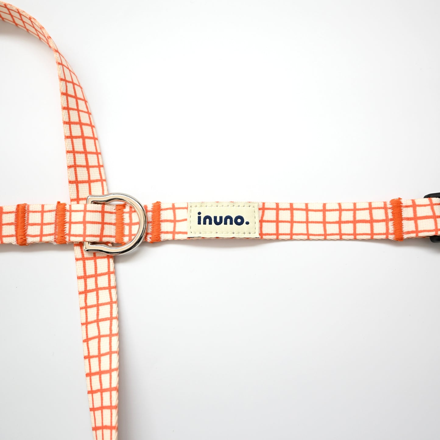 8の字ハーネス Windowcheck アイボリー×オレンジ