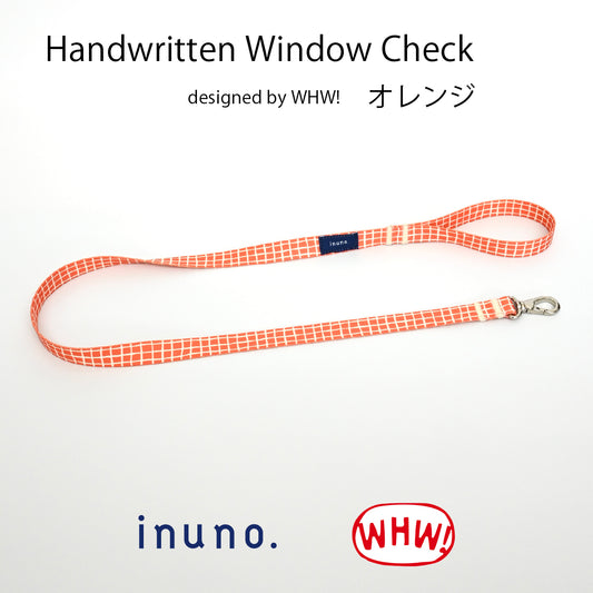 inuno. × WHW! リード Windowcheck オレンジ