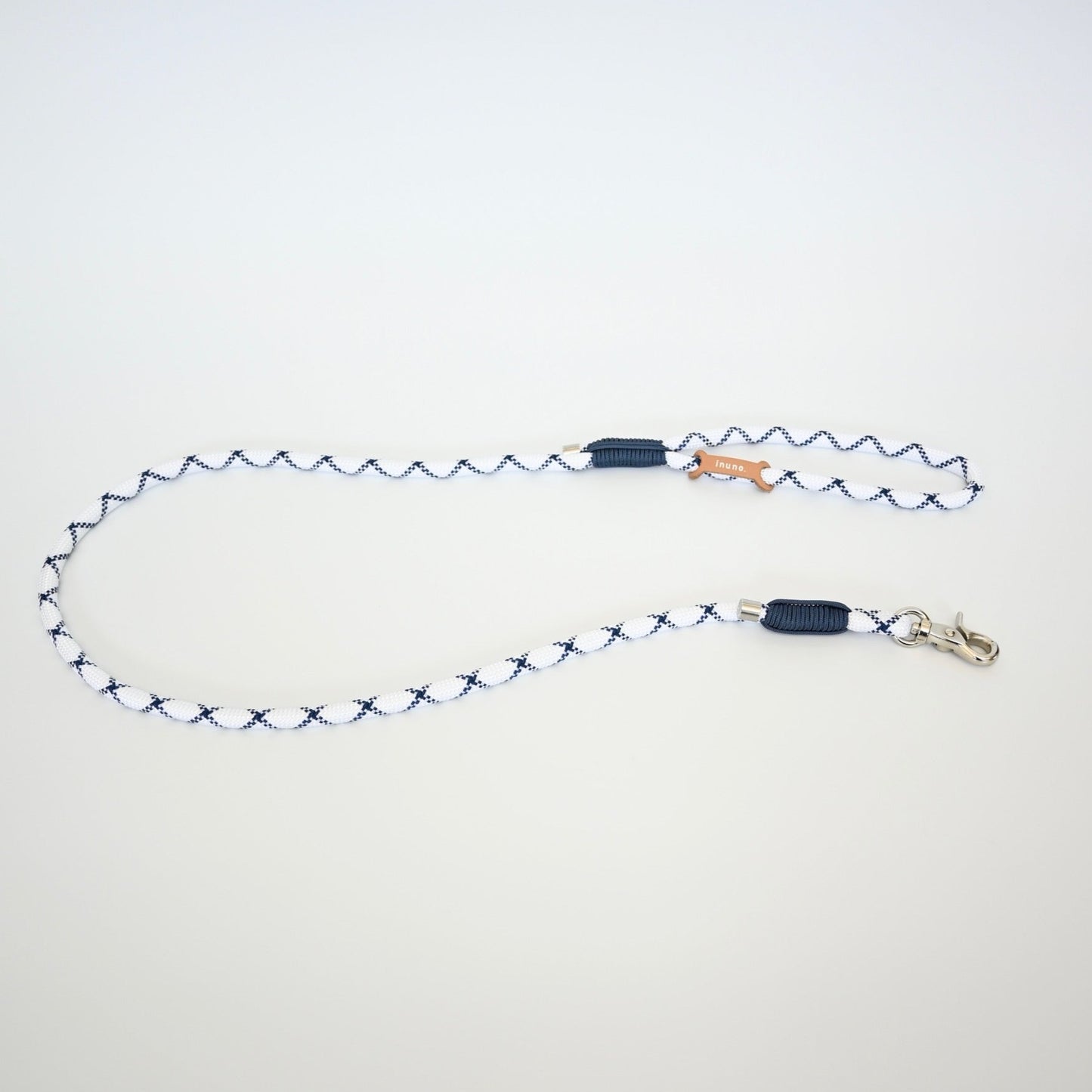 Rope Lead White x Navy